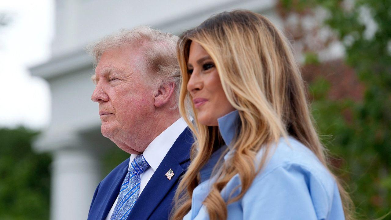 Photo of Melania and Donald Trump