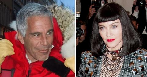 Photo of Jeffrey Epstein, Madonna