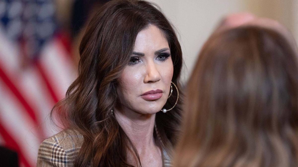 image of Insiders claimed Lewandowski often attended Noem's meetings and rarely left her side.