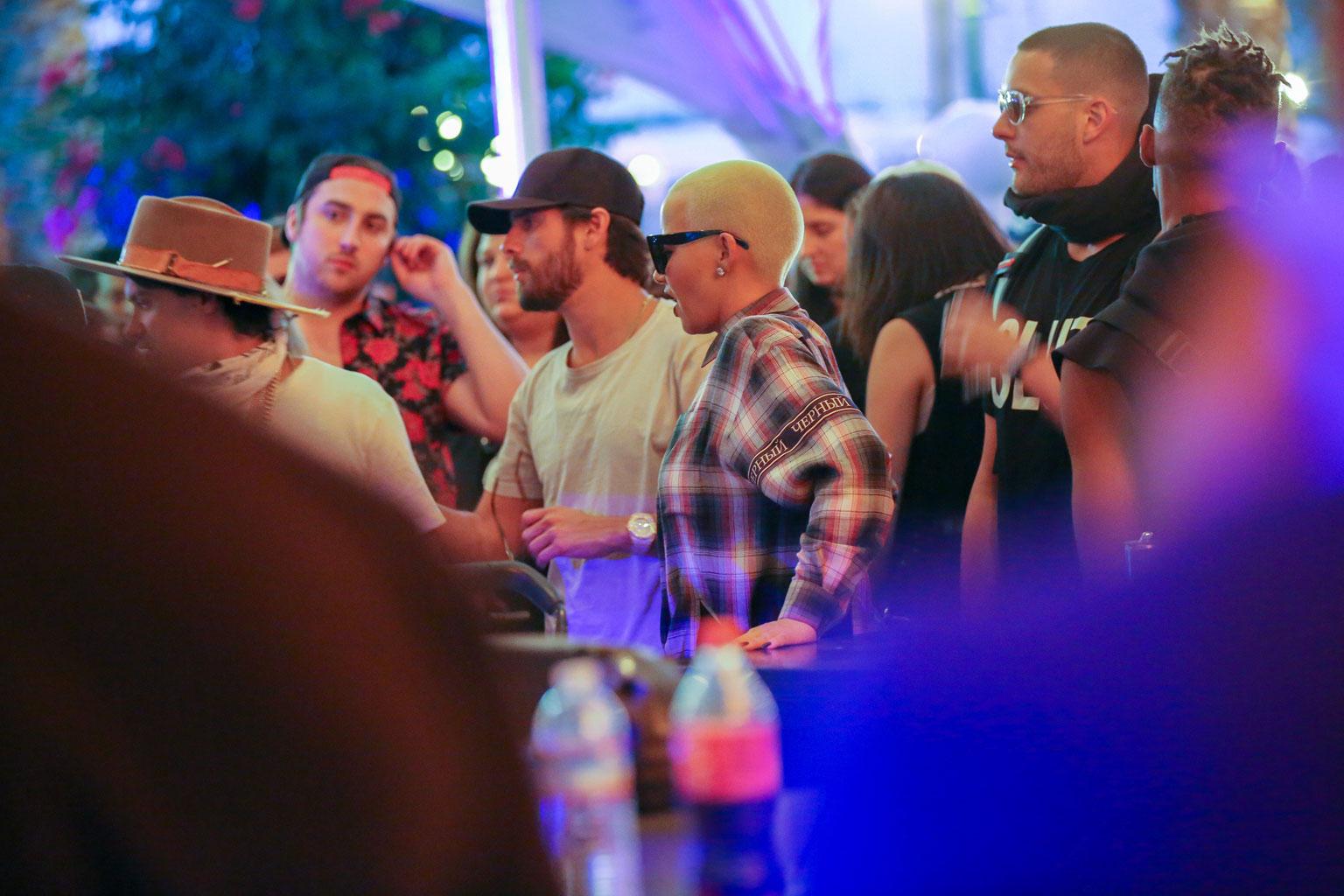 //scott disick amber rose coachella kardashian revenge