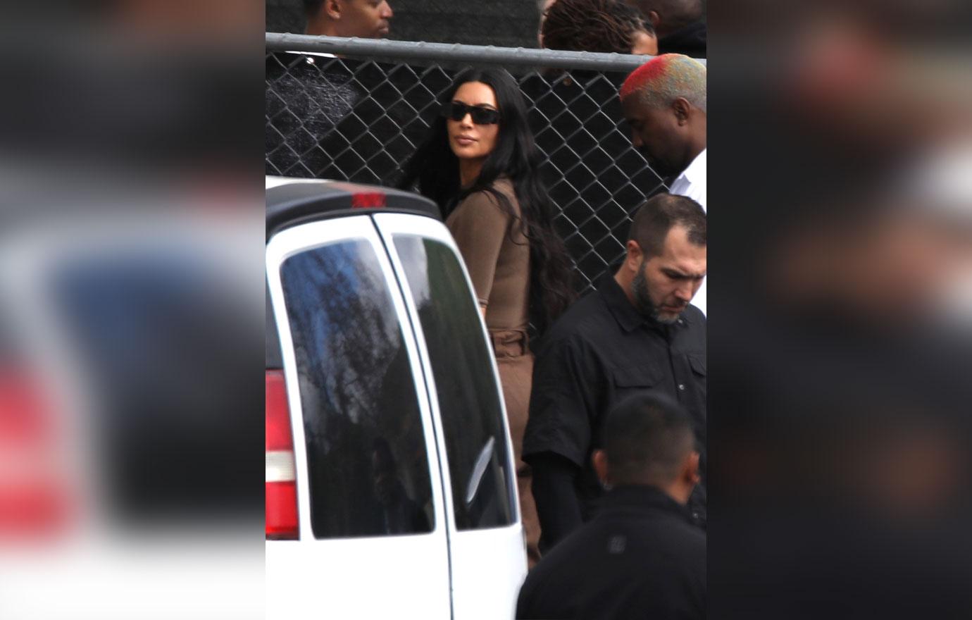 Kardashians Leave Kanye West's Church Gathering Amid Khloe Drama