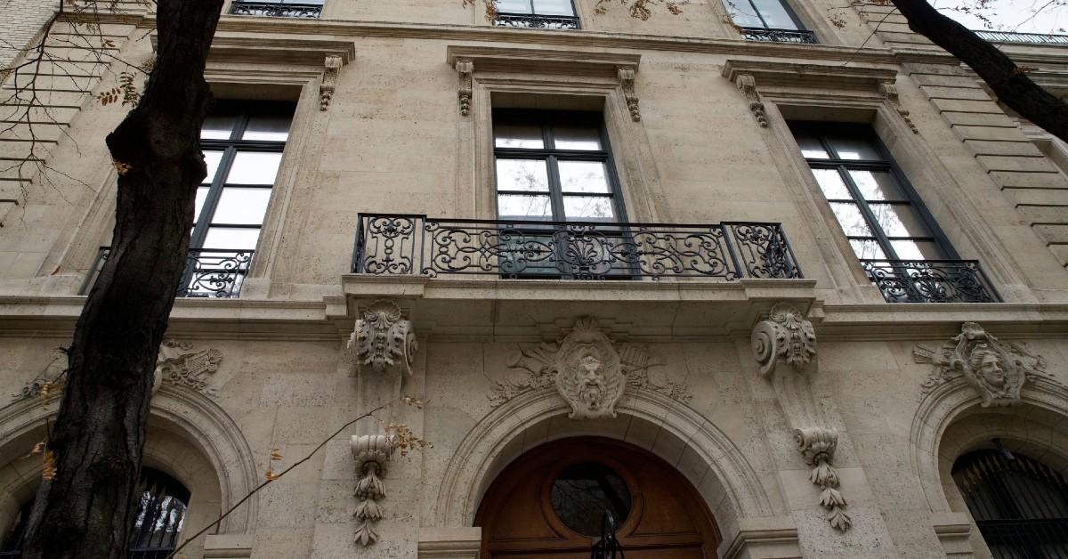 Photo of Jeffrey Epstein's Manhattan townhouse