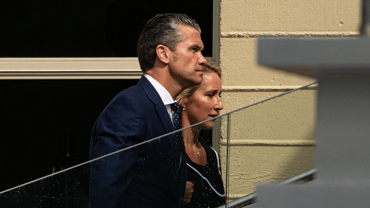 Pete Hegseth and Jennifer Hegseth