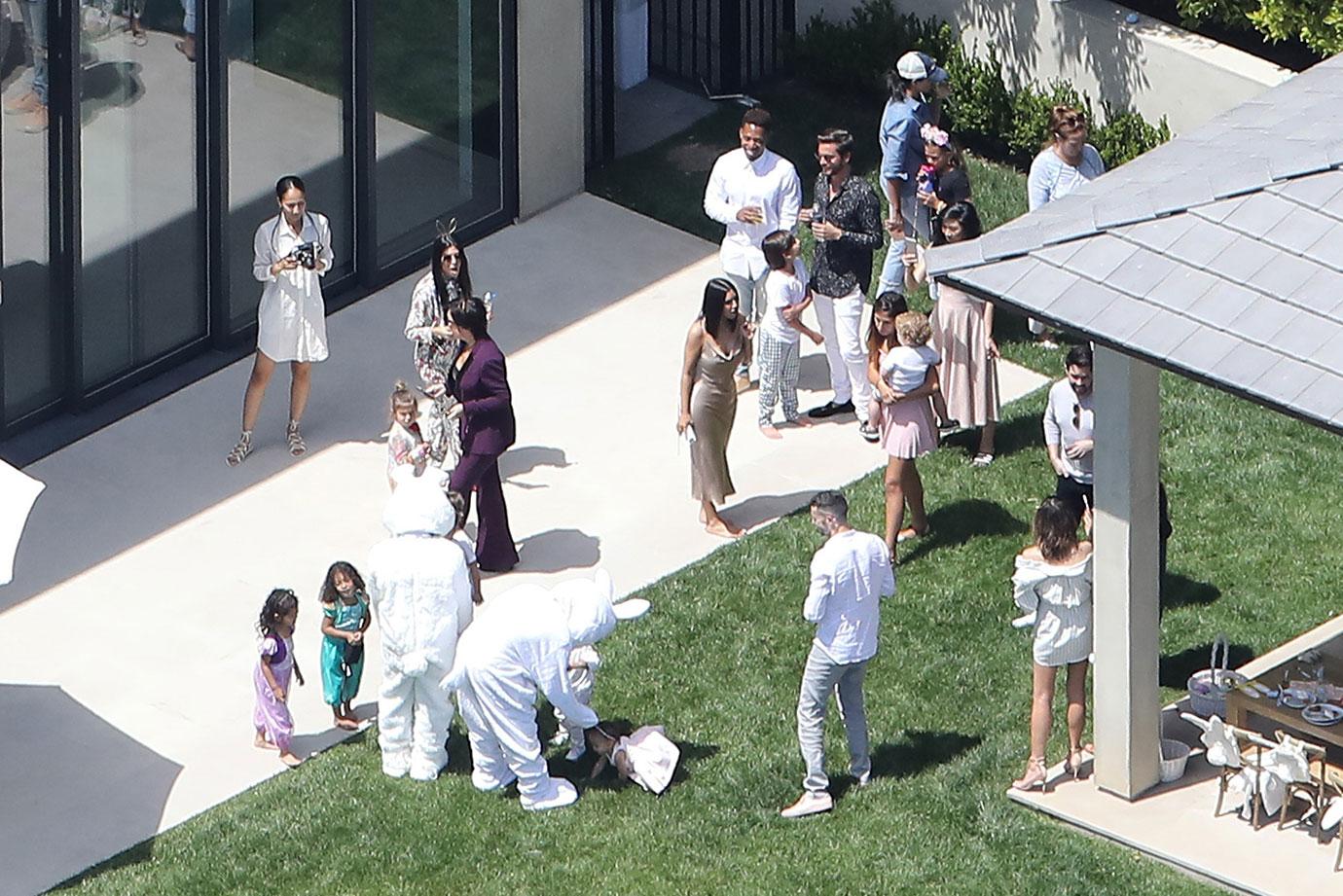 //Kris Jenner Corey Gamble Split Easter