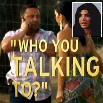 //teresa mad joe giudice phone