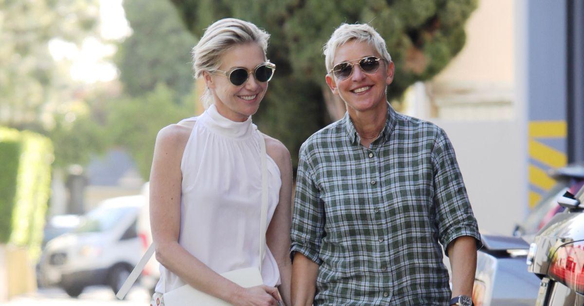 Photo of Portia de Rossi and Ellen DeGeneres