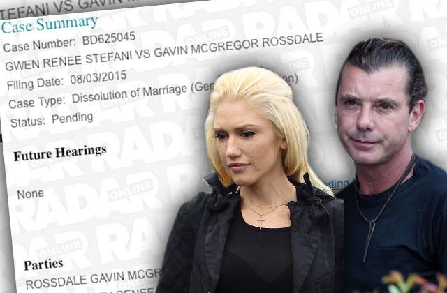 Gwen Stefani Gavin Rossdale Divorce Settlement