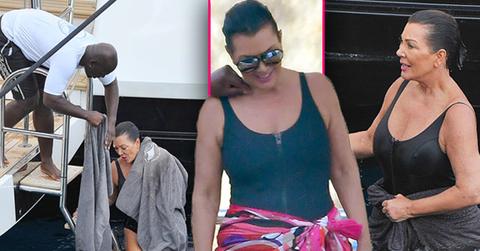 //kris jenner swimsuit weight gain swimming pp