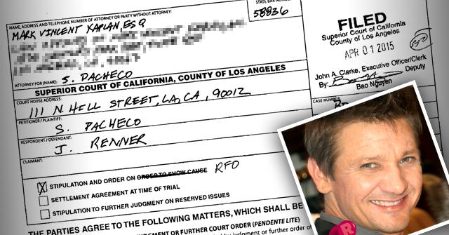 jeremy renner baby mama