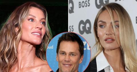 picture of Gisele Bundchen, Tom Brady and Candice Swanepoel