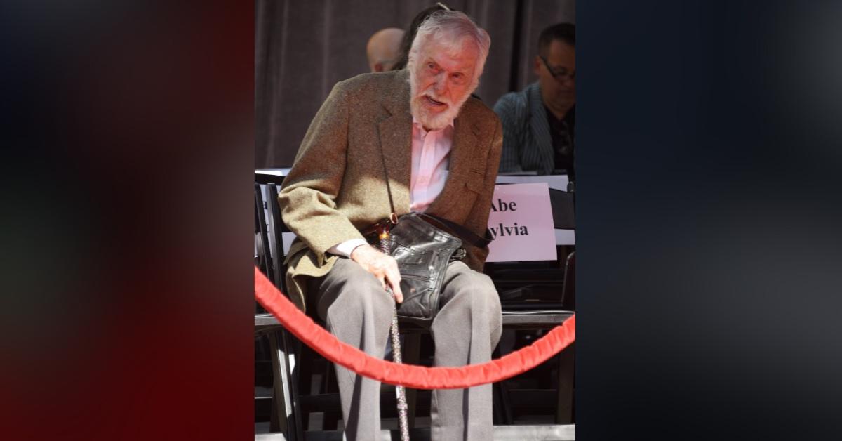 dick van dyke rare outing photos supporting carol burnett handprint ceremony