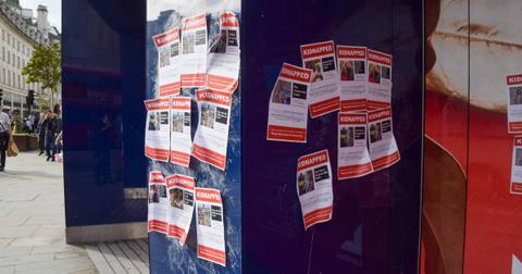 hamas kidnapped posters