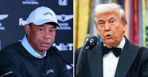 tiger woods. donald trump