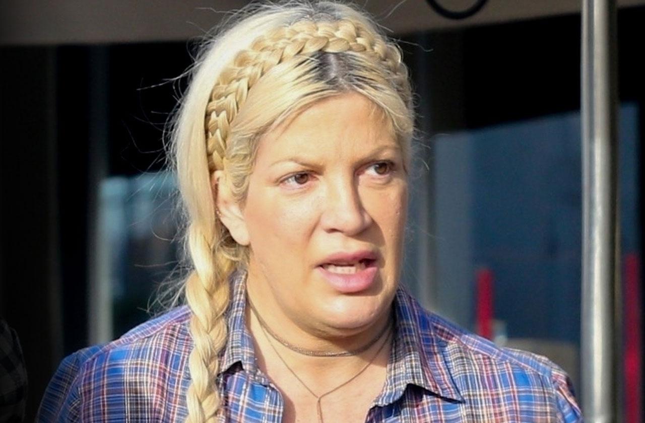 tori spelling breakdown truth panic attack family issues