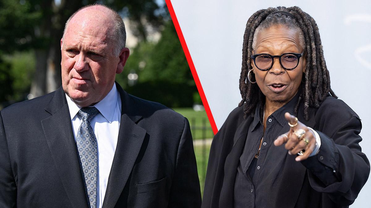 Whoopi Goldberg criticized Tom Homan on 'The View.'