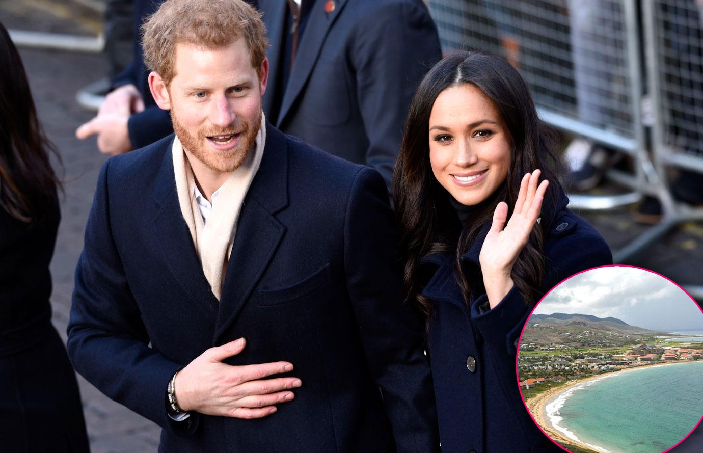 //Prince Harry Meghan Markle Wedding Honeymoon Destination Nevis Island Revealed PP