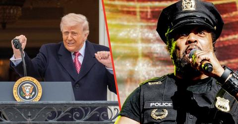 Photo of Victor Willis and Donald Trump