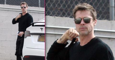 Brad Pitt Goes Solo In Hollywood