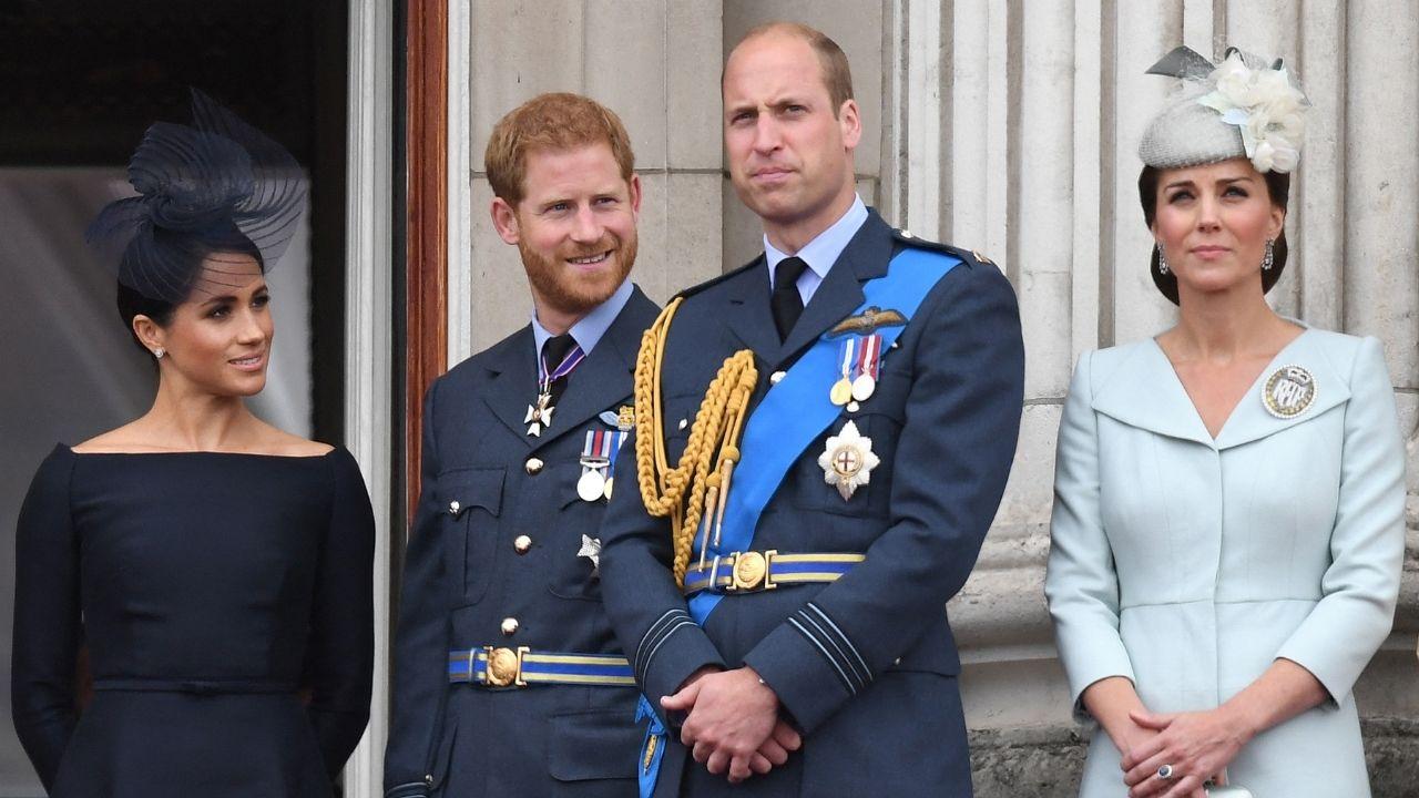 Photo of Prince William, Princess Catherine, Prince Harry and Meghan Markle