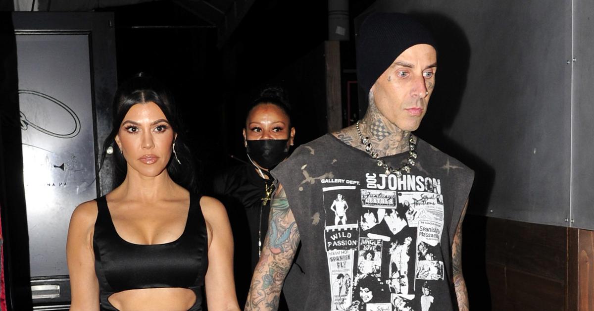 Kourtney Kardashian Bonds With Travis Barker's Kids On TikTok