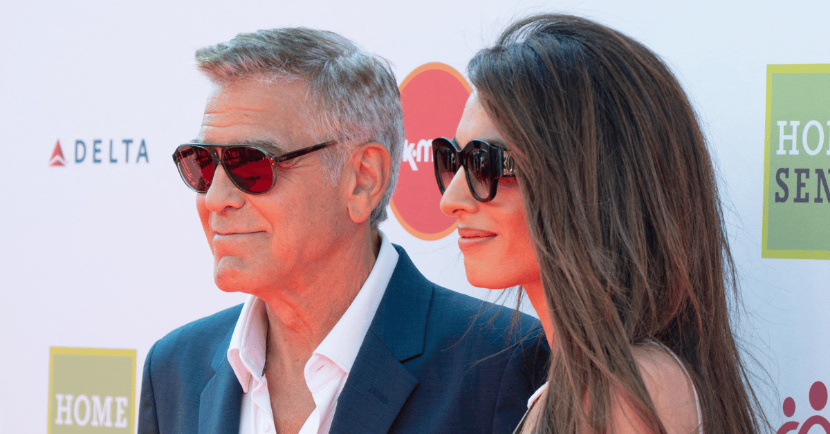 Photo of George and Amal Clooney