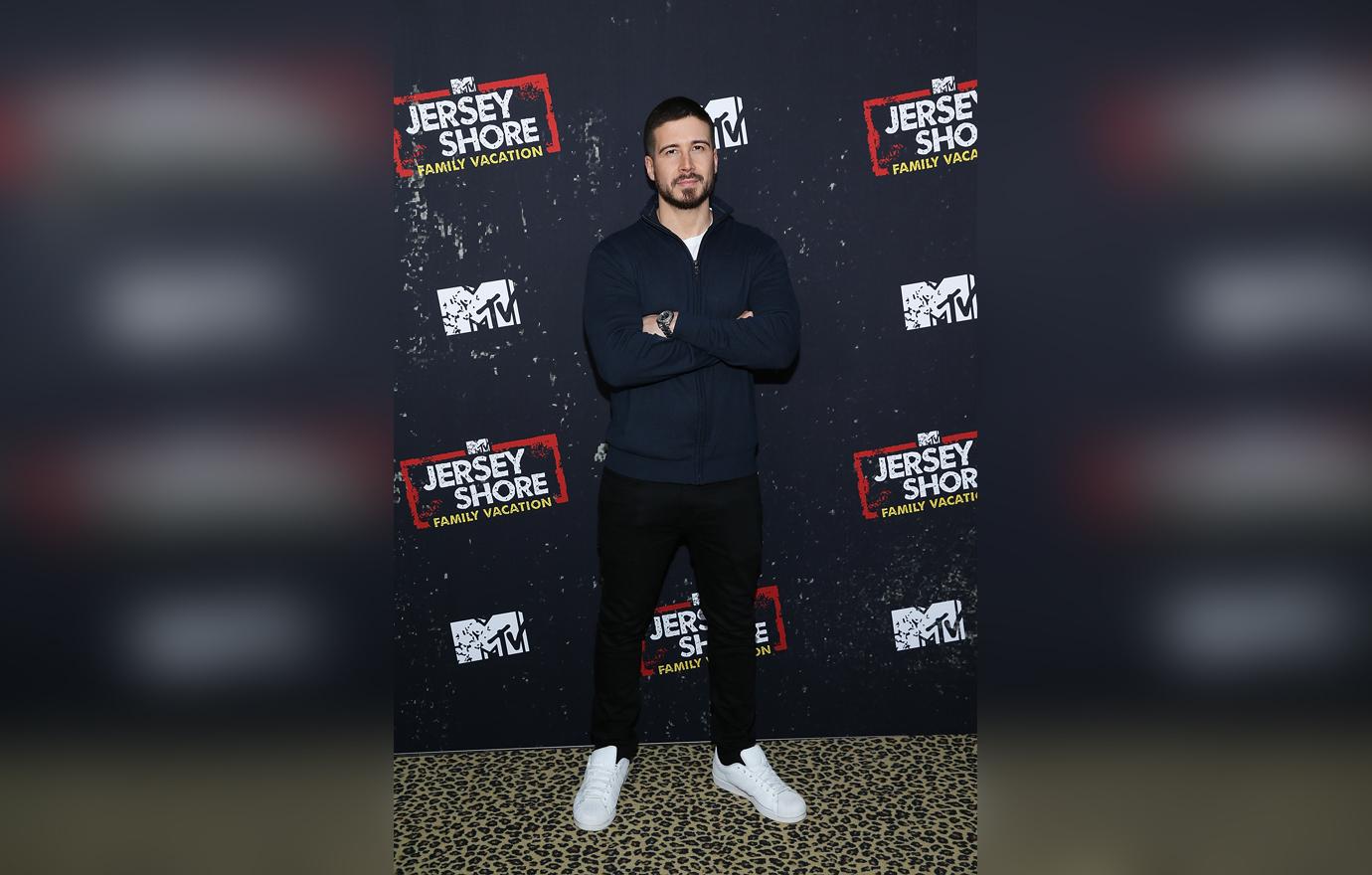 Vinny Guadagnino at the premiere of the new jersey shore