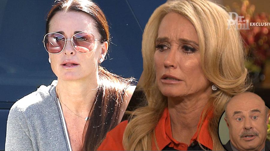 Kim Richards Kyle Feud Dog Bite Dr Phil