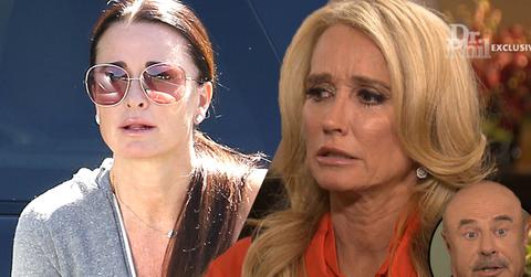 Kim Richards Kyle Feud Dog Bite Dr Phil