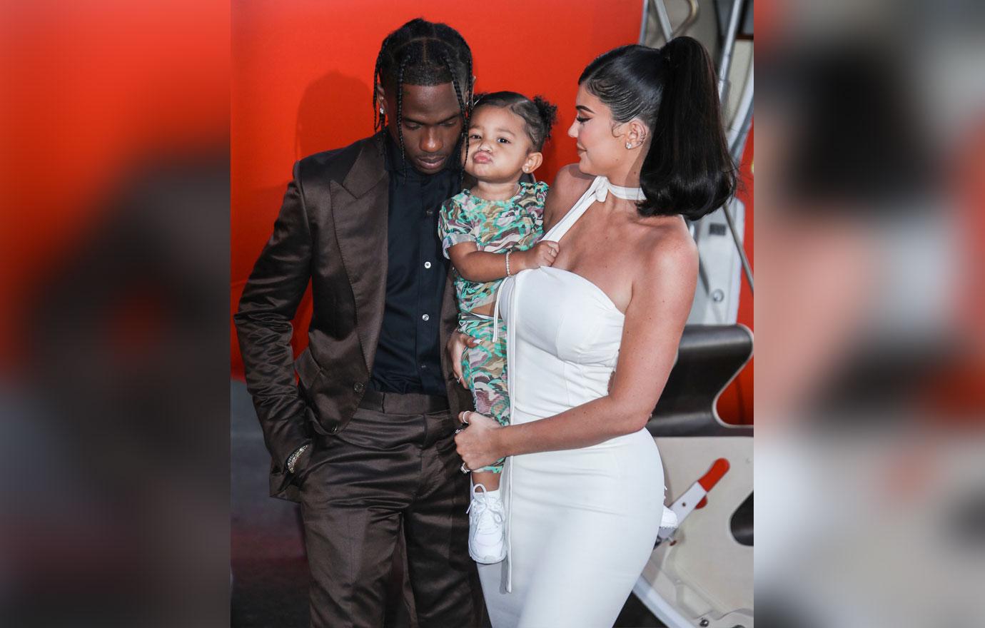 Kylie Jenner, Travis Scott & Stormi At ‘Look Mom I Can Fly’ Premiere