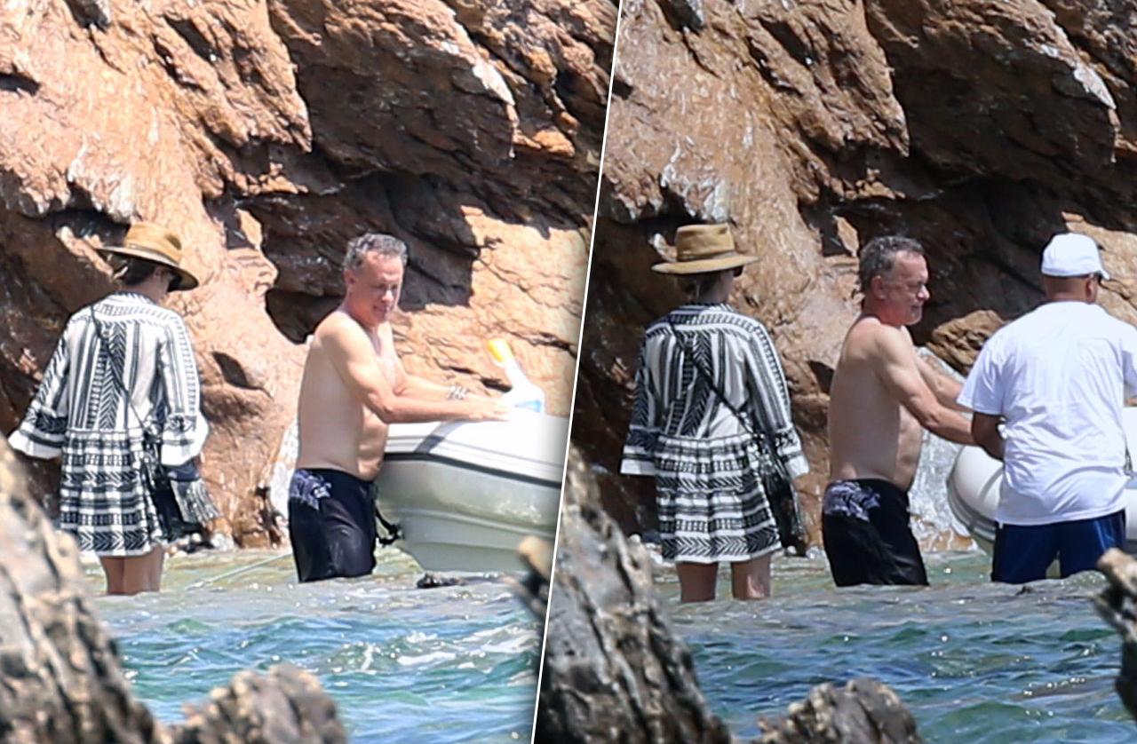 Tom Hanks Goes Shirtless For Greece Vacation With Wife Rita Wilson