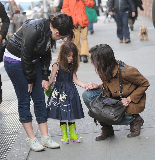 Woe Is Her! Suri Cruise Wears Her Emotions On Her Designer Sleeves ...