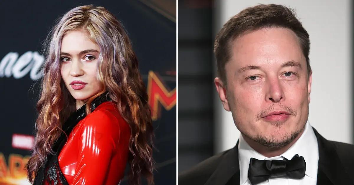 gimes and elon musk split photo