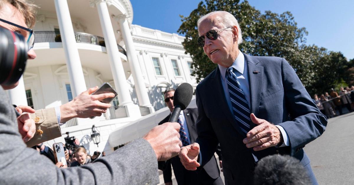 president biden fires back reporter campaign events count kid