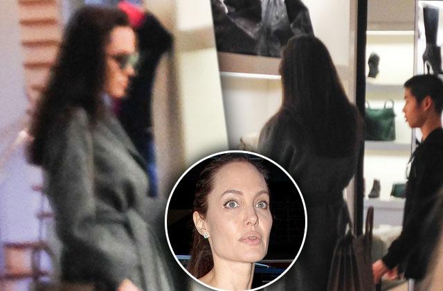 //angelina jolie divorce brad pitt shopping pax pp