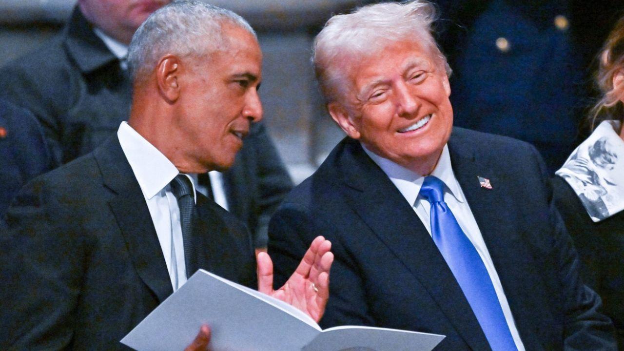 Image Of Donald Trump and Barack Obama