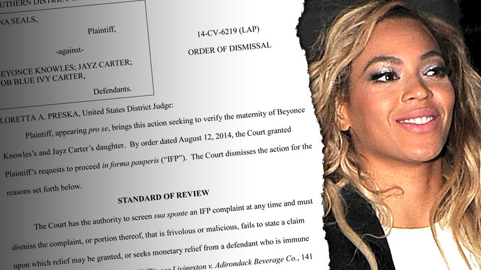 //beyonce tina seals case dismissed pp sl