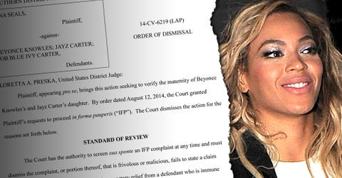 //beyonce tina seals case dismissed pp sl