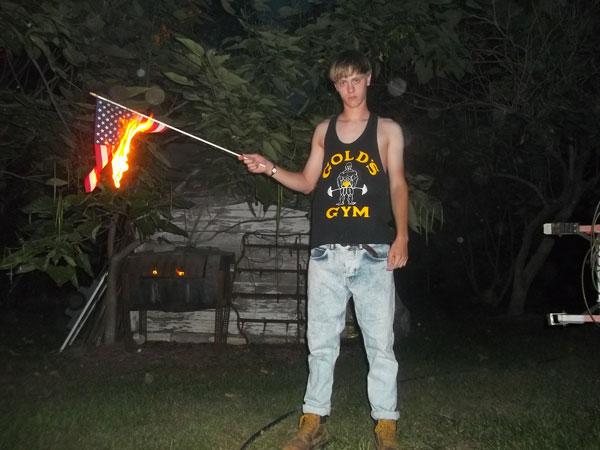 Dylann Roof Anti-American Photos