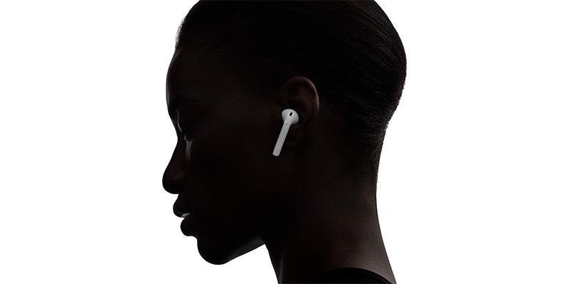 airpods in use