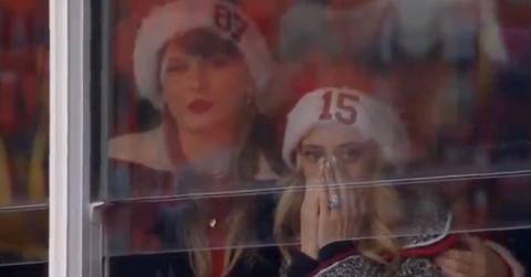 fans troll video of taylor swift consoling brittany mahomes chiefs loss pp
