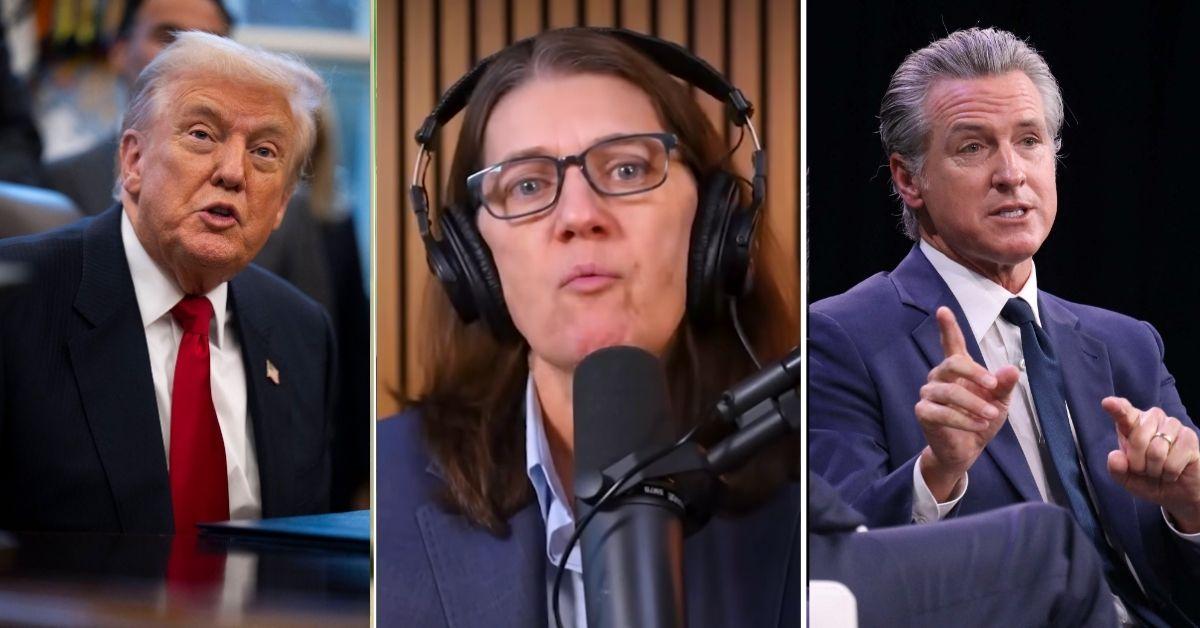 Photo of Donald Trump, Mary Trump, Gavin Newsom