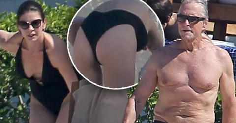 Michael Douglas Catherine Zeta Jones Naked Bikini Butt Mexico Pics