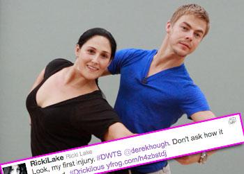 //ricki lake injured getty