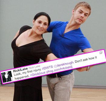 //ricki lake injured getty