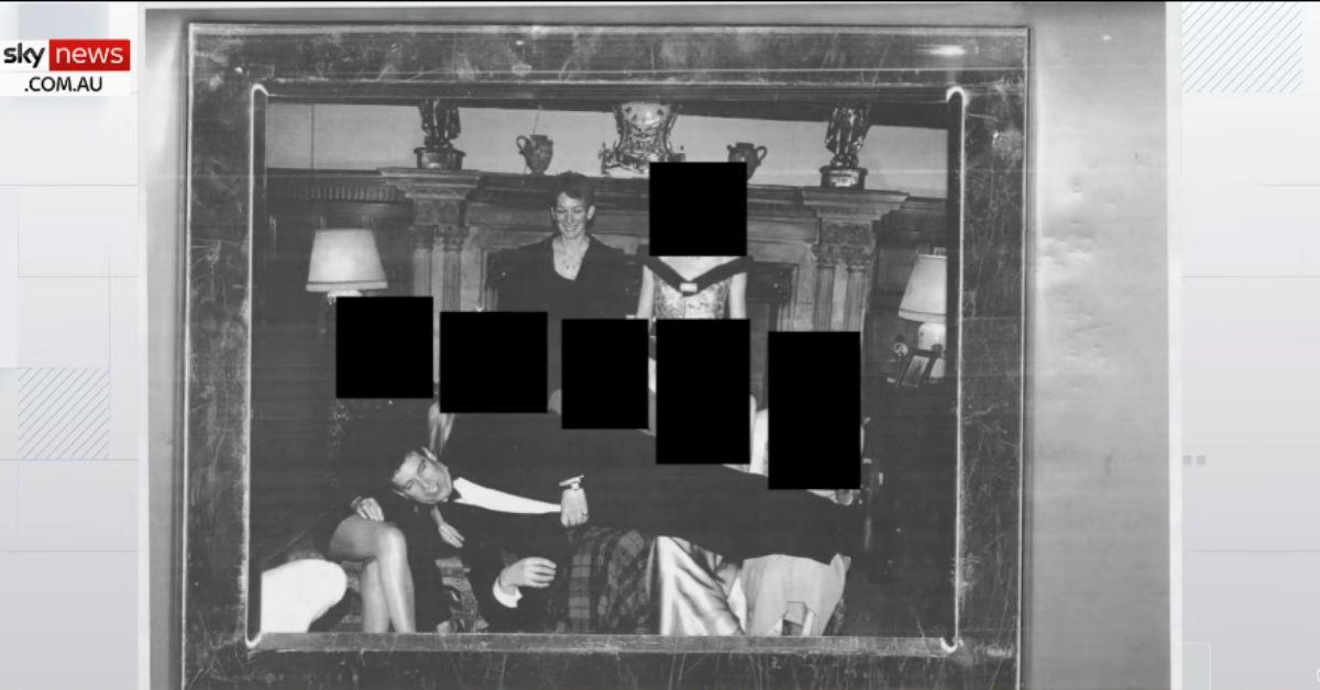 Photo of Andrew Windsor and Ghislaine Maxwell