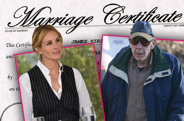 //Julia roberts family secret wedding pp