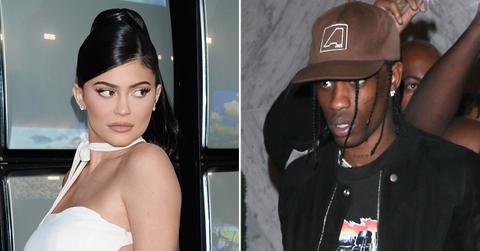 kylie jenner ex baby daddy travis scott mystery woman photos