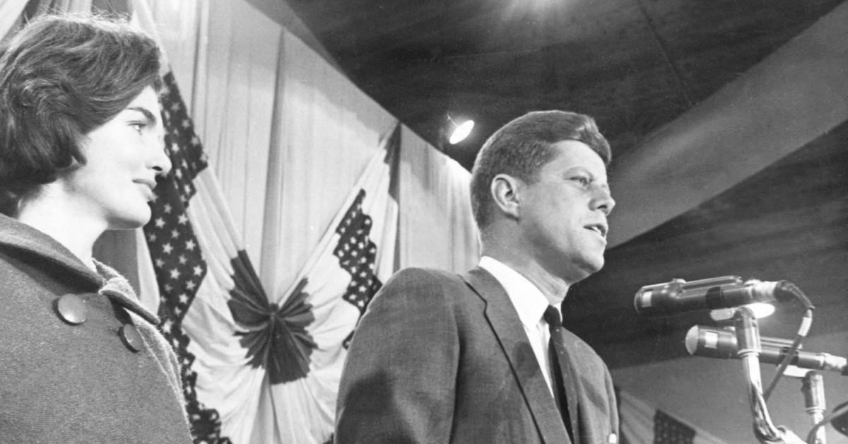 Photo of Jackie Kennedy and John F. Kennedy 