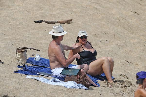 Pierce Brosnan Shirtless Hawaii