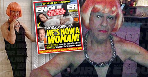 //Richard simmons sex change new photos female identity pp
